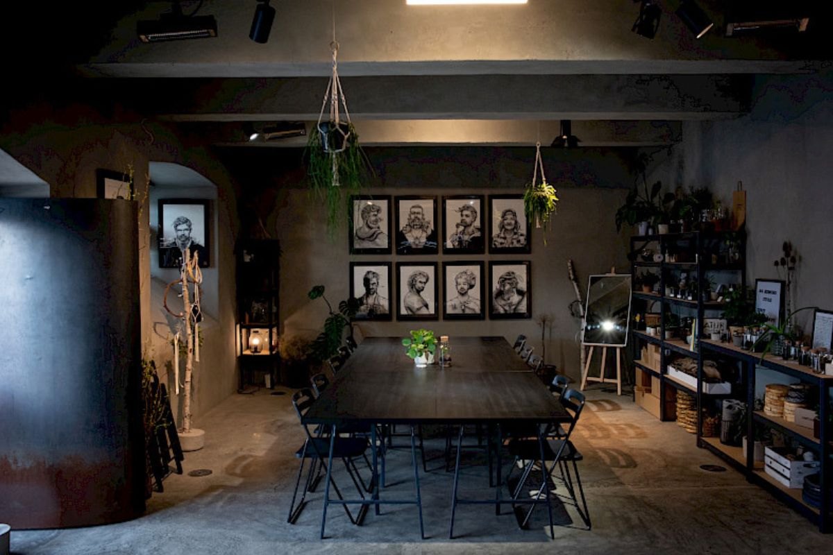 A café or restaurant