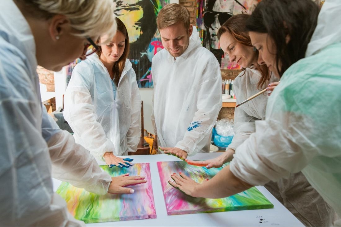 Team painting