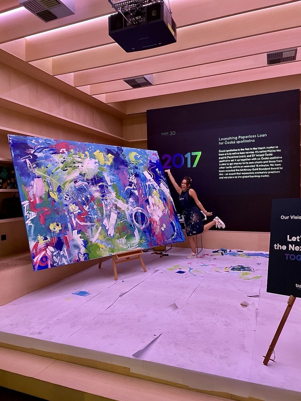 Pop-up kreativní zóna na akci