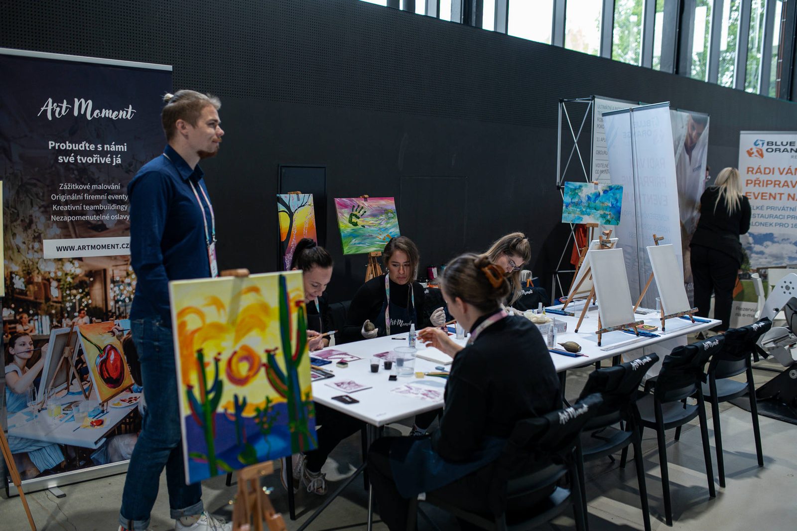 ArtMoment Pop-up kreativní zóna na eventu